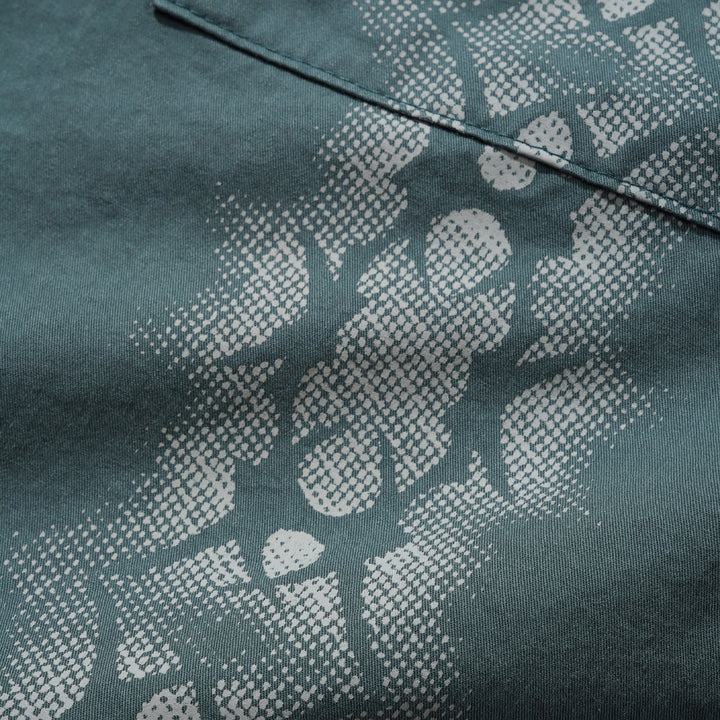 Fade Button Up Shirt Washed Navy