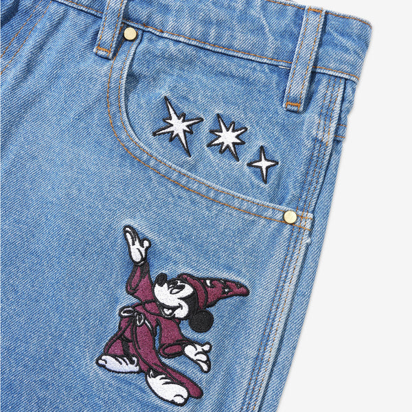 Fantasia Baggy Denim Jeans Washed Indigo