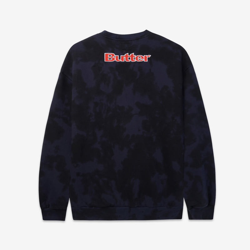 Fantasia Crewneck Sweatshirt Navy Tie Dye