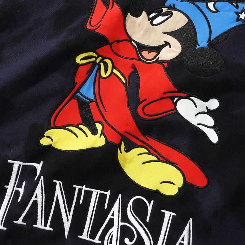 Fantasia Crewneck Sweatshirt Navy Tie Dye