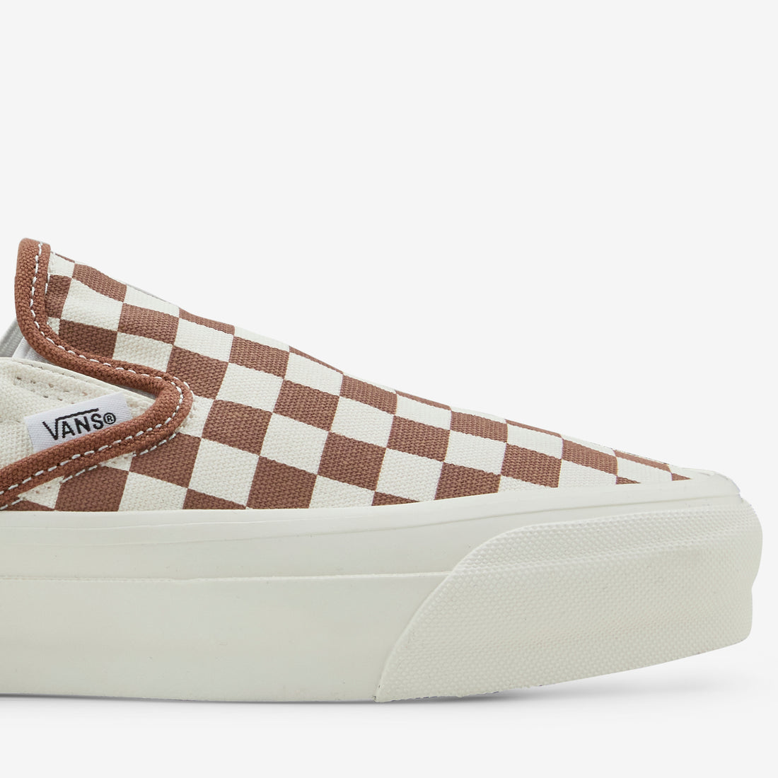 Slip-On Reissue 98 LX Checkerboard Coffee Footwear