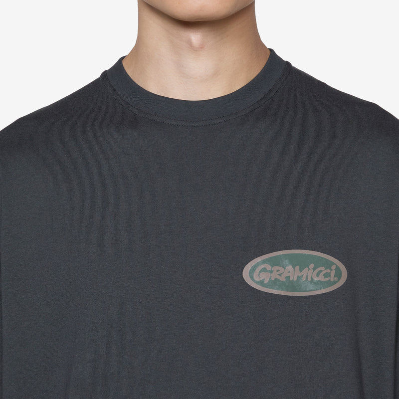 Gramicci Oval T-Shirt Vintage Black