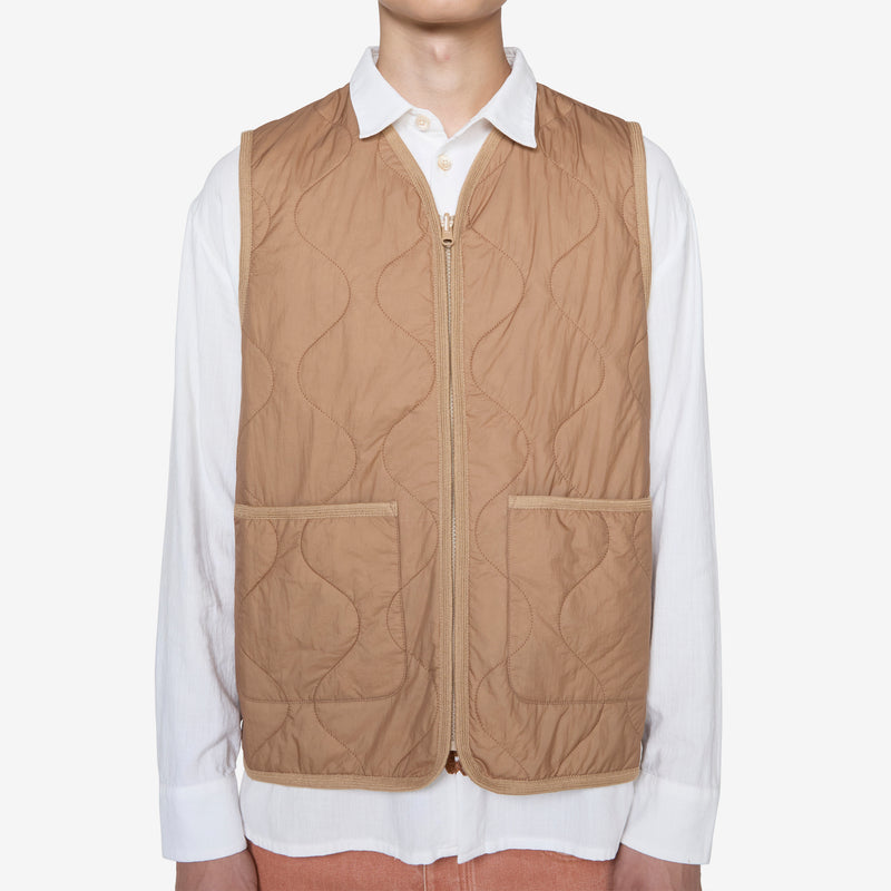 Bogdan Quilted Vest Mocca Mousse Jackets
