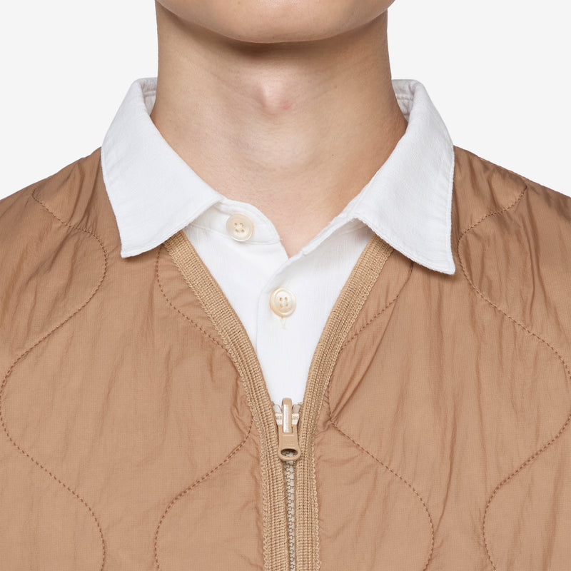 Bogdan Quilted Vest Mocca Mousse Jackets