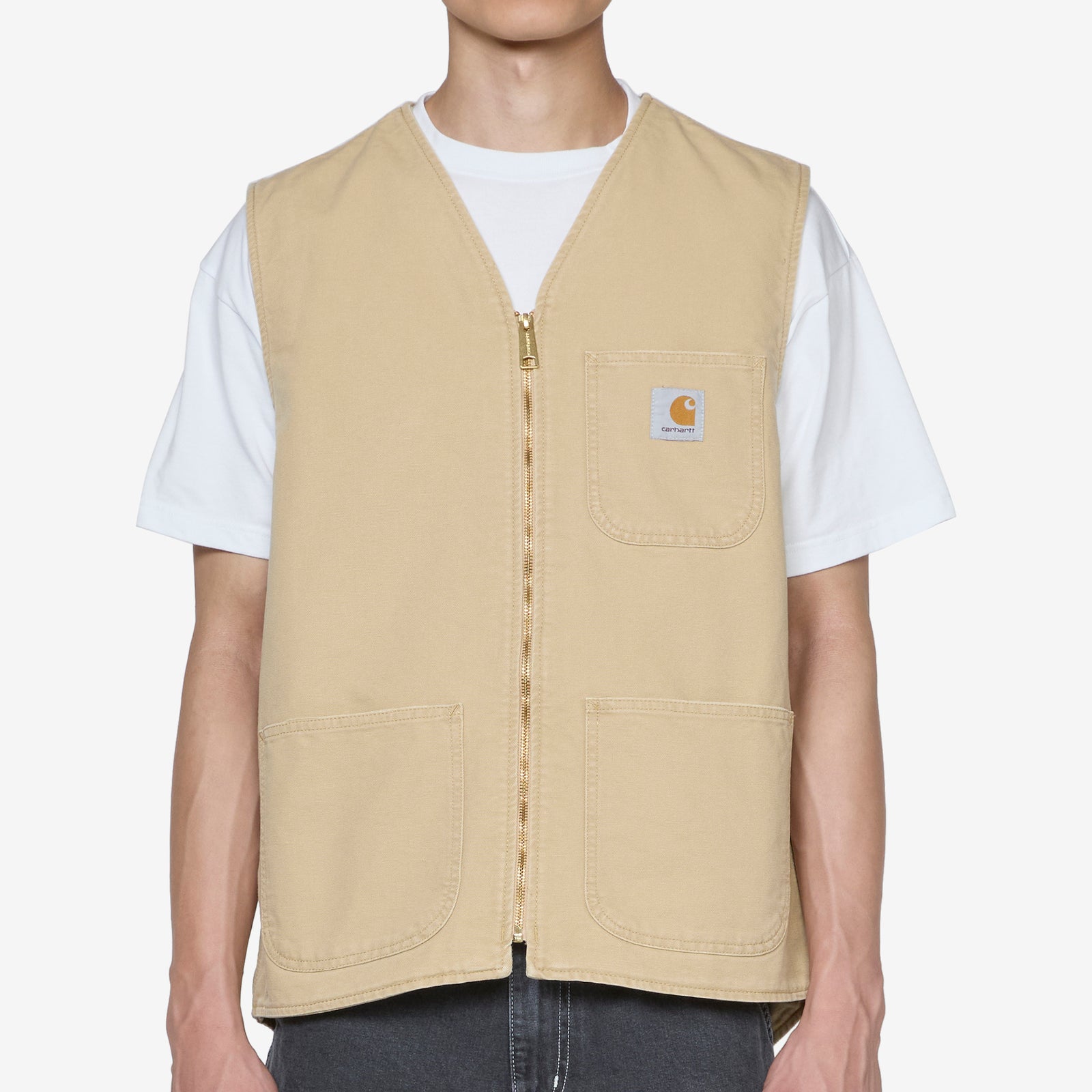 トップス Carhartt ARBOR VEST Vests Carhartt WIP Arbor Vest Black Faded | Footshop