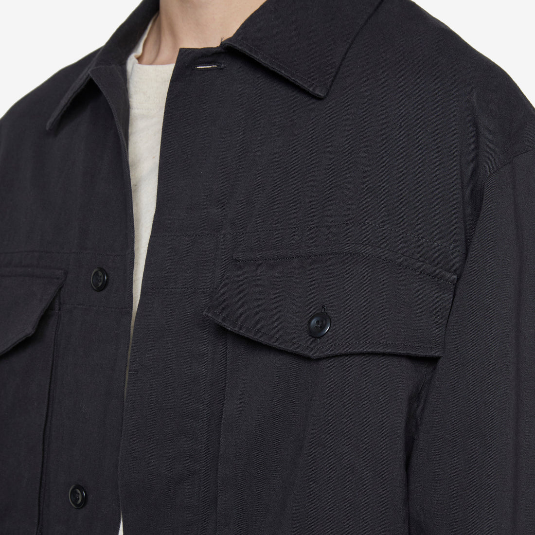 MHL. Drawcord Jacket Black Jackets