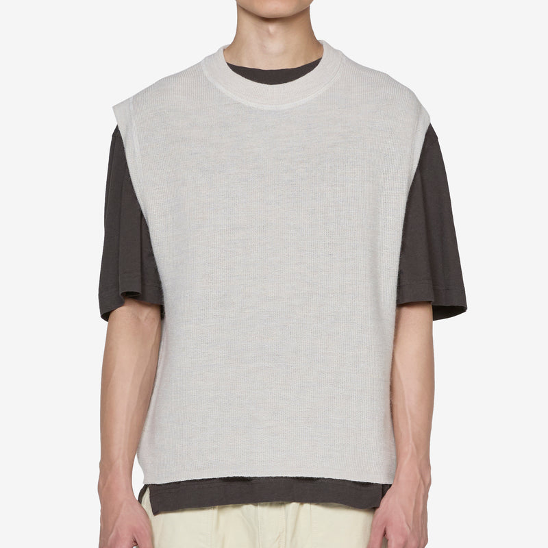 MHL. Crew Neck Slipover Chalk Jumpers