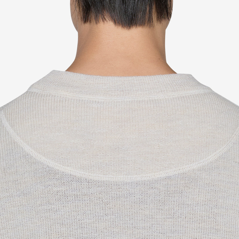 MHL. Crew Neck Slipover Chalk Jumpers