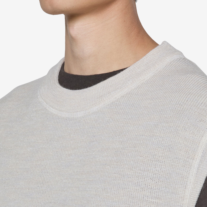 MHL. Crew Neck Slipover Chalk Jumpers