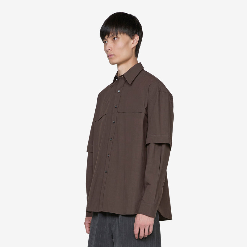 Double Shirt Washed Brown