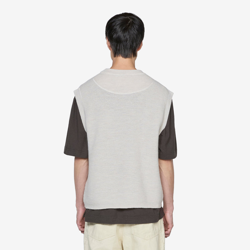 MHL. Crew Neck Slipover Chalk Jumpers