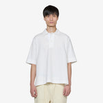 MHL. Offset Placket Polo White