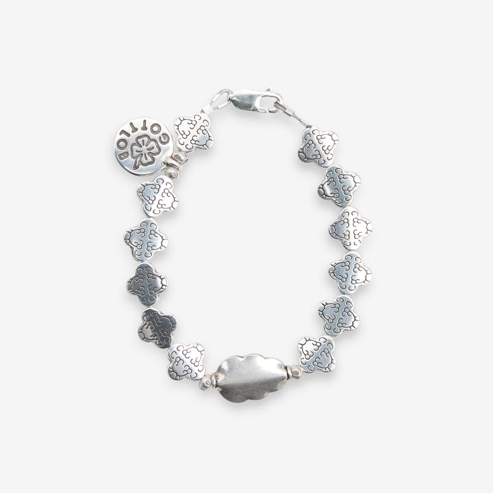 Edition No. 1 Bracelet Silver Leaf Front