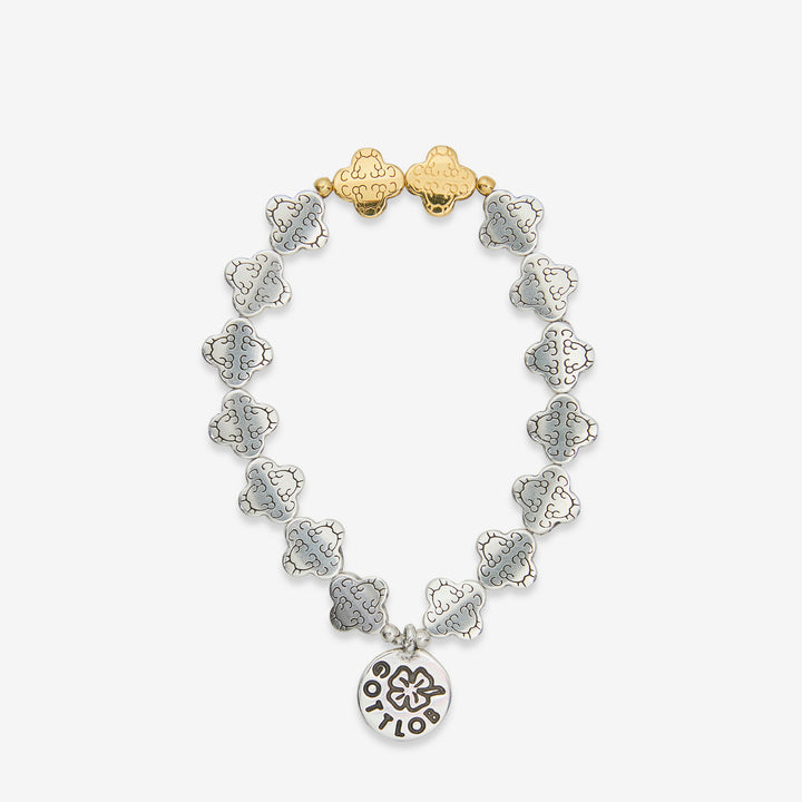 Edition No. 1 Bracelet Silver | Gold Front