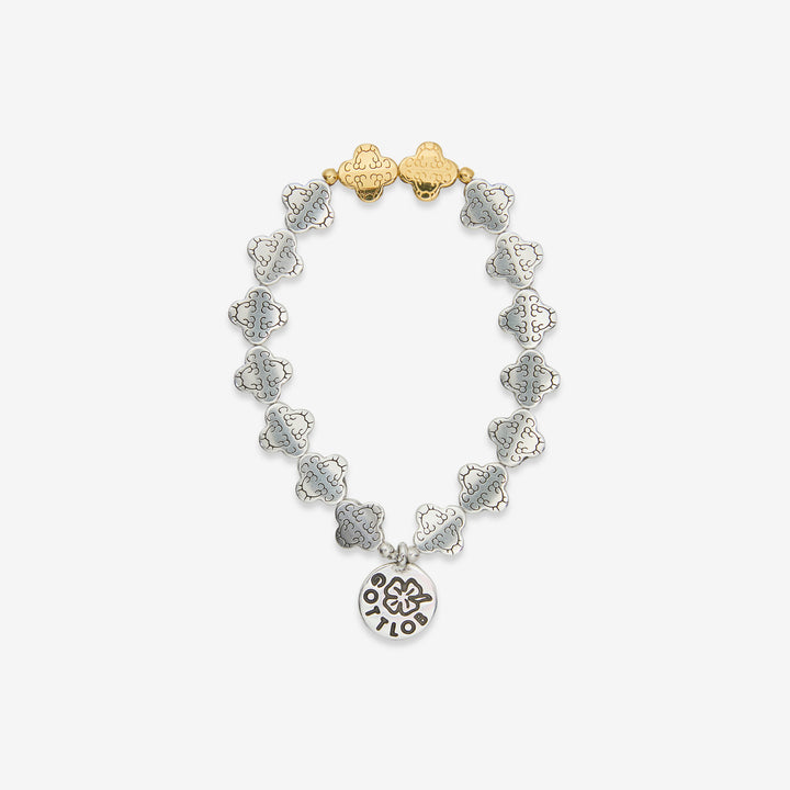 Edition No. 1 Bracelet Silver | Gold Front