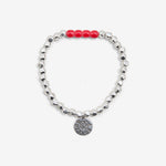 Edition No. 2 Bracelet Red | White