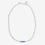 Edition No. 2 Necklace Blue | White