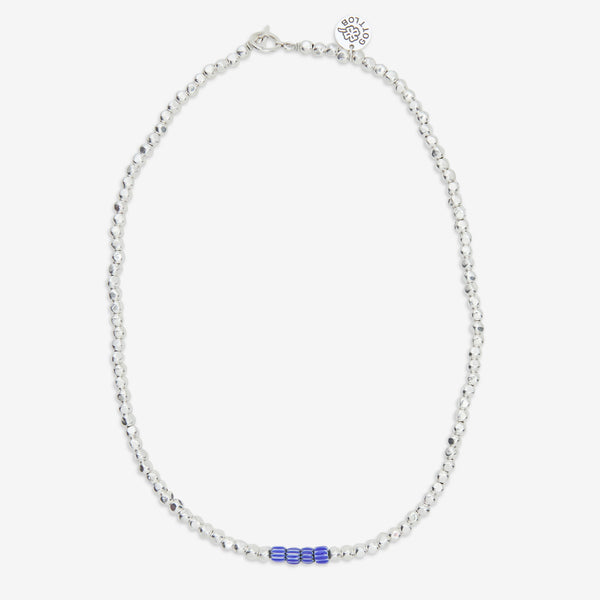Edition No. 2 Necklace Blue | White Jewellery