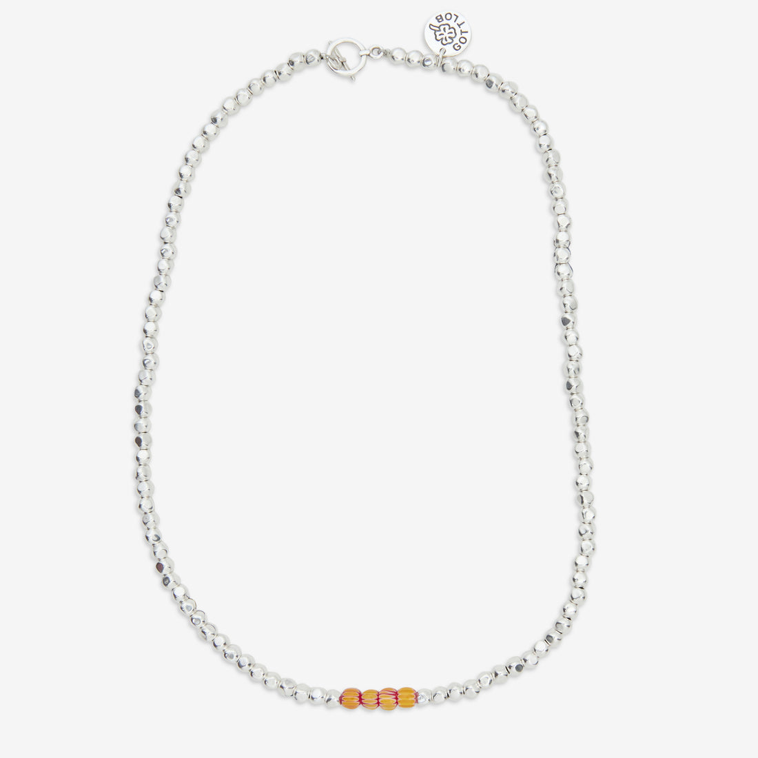 Edition No. 2 Necklace Orange | Dark Red Jewellery