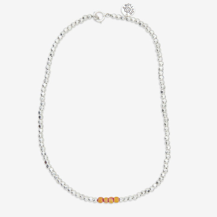 Edition No. 2 Necklace Orange | Dark Red Front