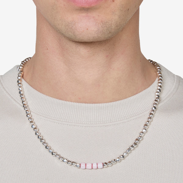 Edition No. 2 Necklace Pink | Dark Red Jewellery