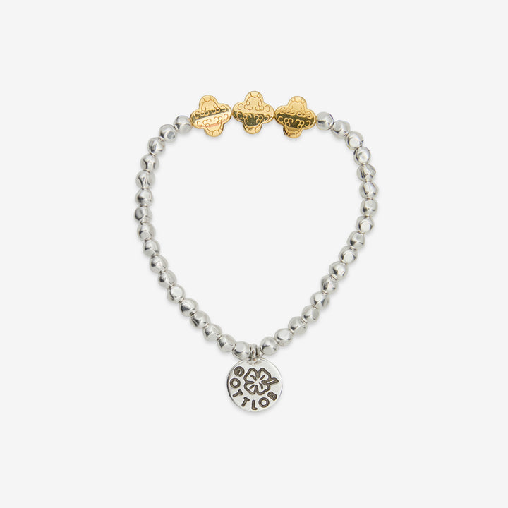Edition No. 4 Bracelet Silver | Gold Front