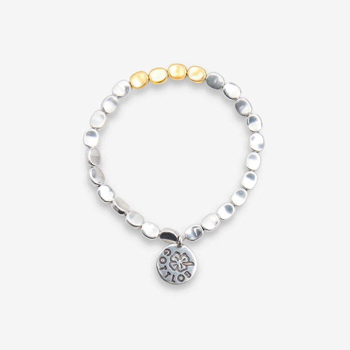 Edition No. 5 Bracelet Silver | Gold Front