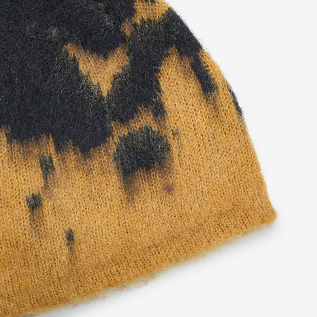 Mohair Splatter Beanie Safron Splatter Headwear