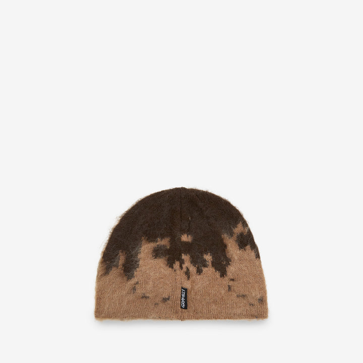 Mohair Splatter Beanie Taupe Splatter
