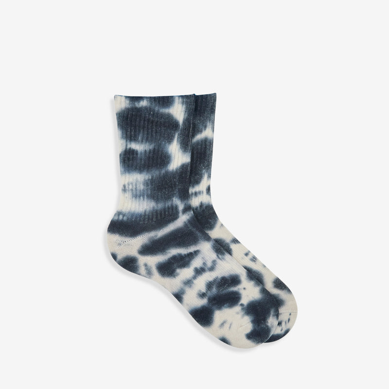 Tie Dye Crew Socks Black Accessories