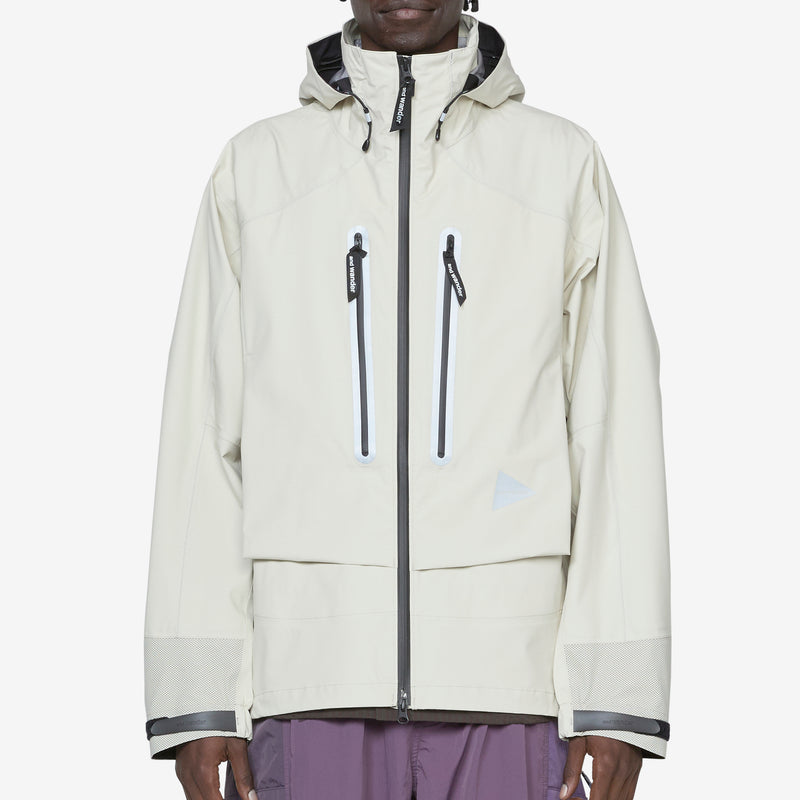 PERTEX SHIELD Rain Jacket Off White Jackets