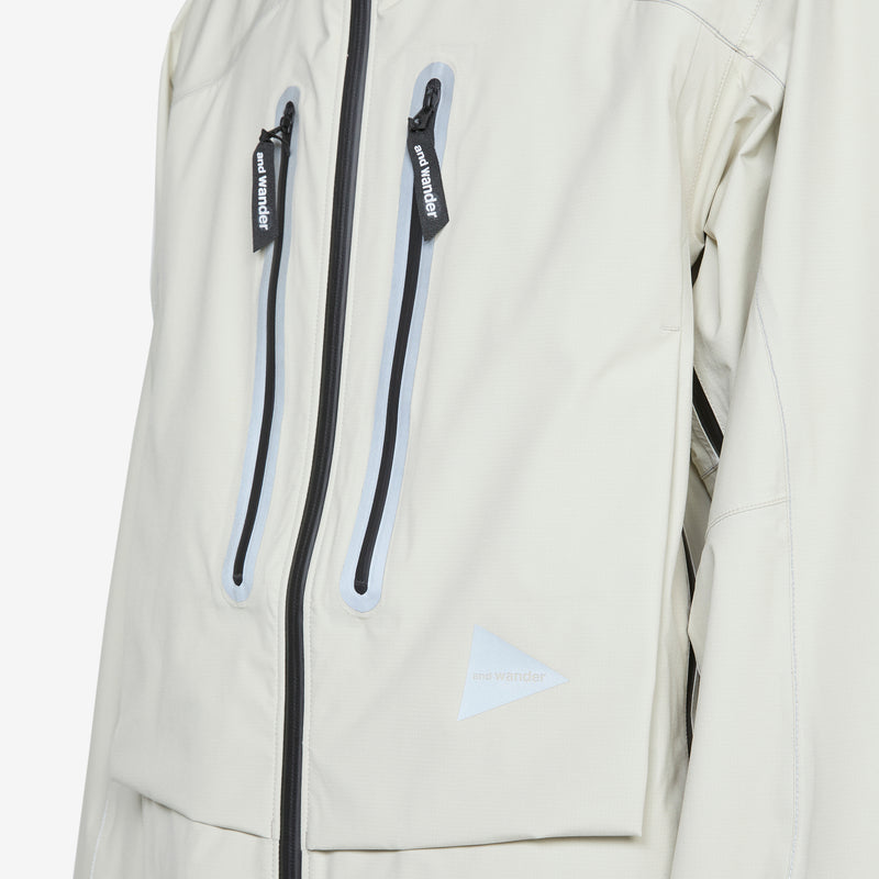 PERTEX SHIELD Rain Jacket Off White Jackets