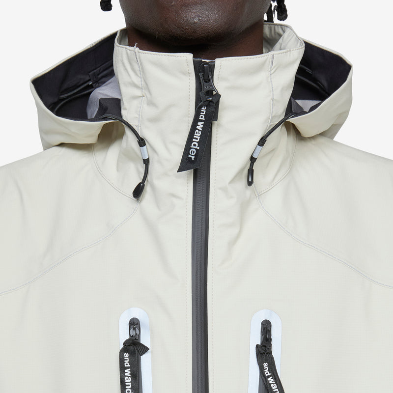 PERTEX SHIELD Rain Jacket Off White Jackets
