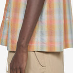 Dry Check Open Short Sleeve Shirt Orange