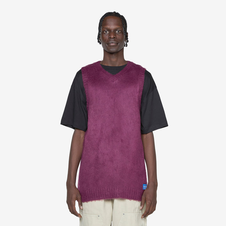 Bison Vest Purple Front