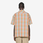 Dry Check Open Short Sleeve Shirt Orange