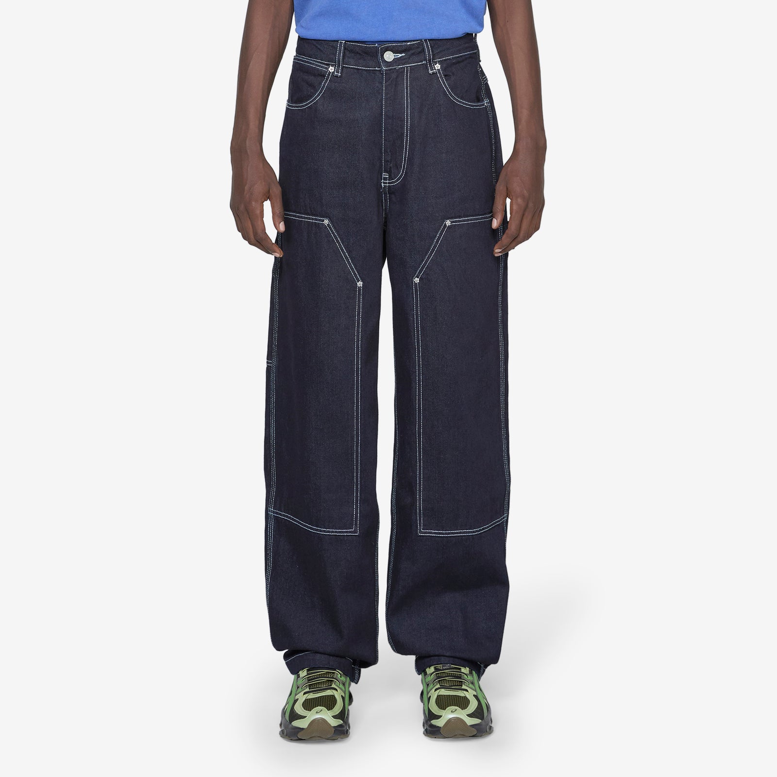 Double Knee Carpenter Pant Indigo – Above The Clouds