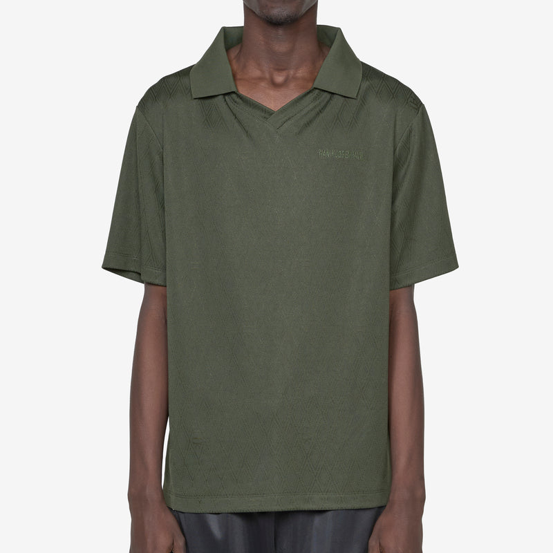 Football Short Sleeve T-Shirt Dark Green Tees