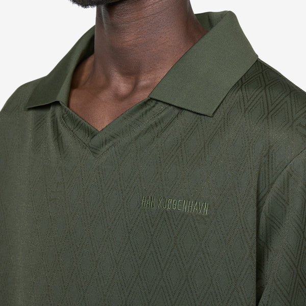 Football Short Sleeve T-Shirt Dark Green Tees