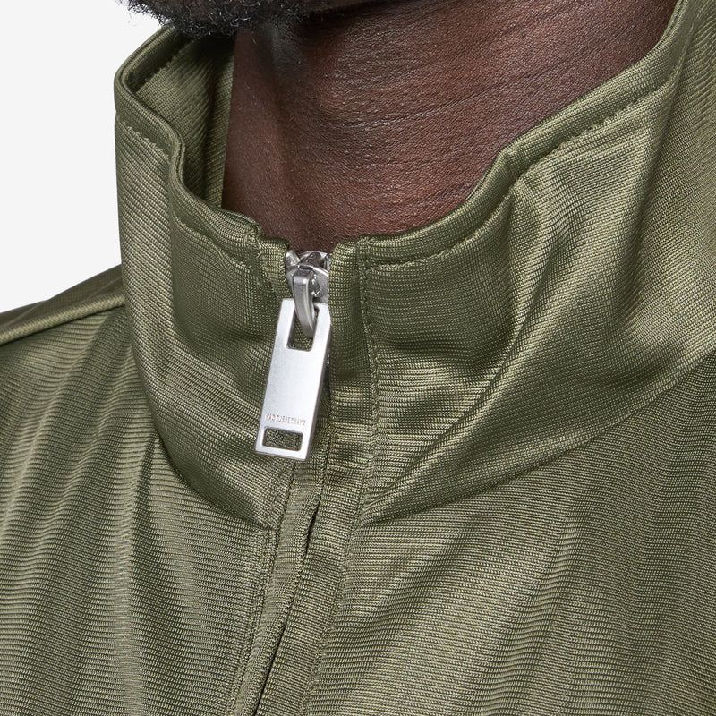 Oversized Track Jacket Dark Green Jackets