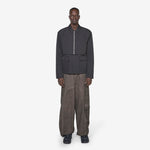 Washed Layered Boxy Jacket Black