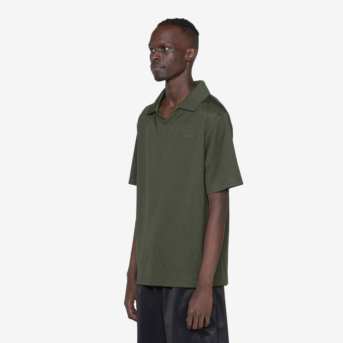 Football Short Sleeve T-Shirt Dark Green Tees