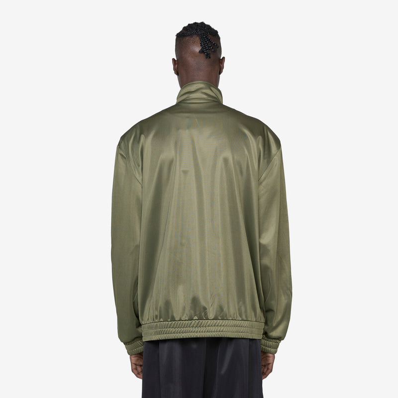 Oversized Track Jacket Dark Green Jackets
