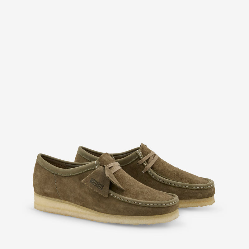 Wallabee Pale Khaki Suede Footwear
