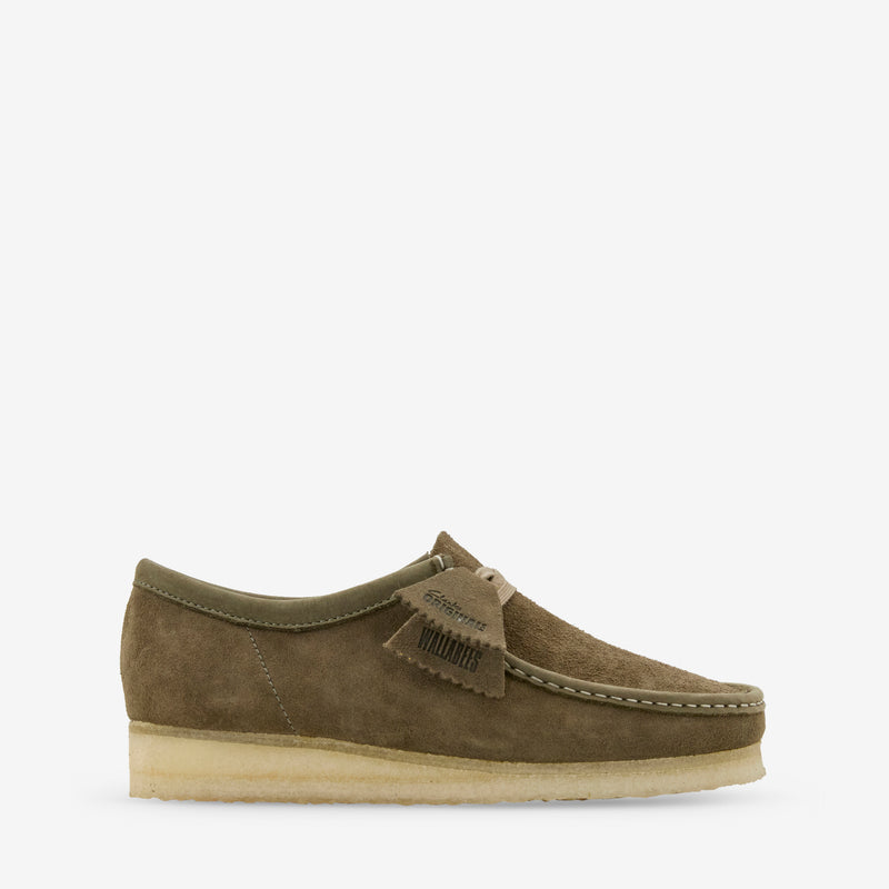 Wallabee Pale Khaki Suede Footwear