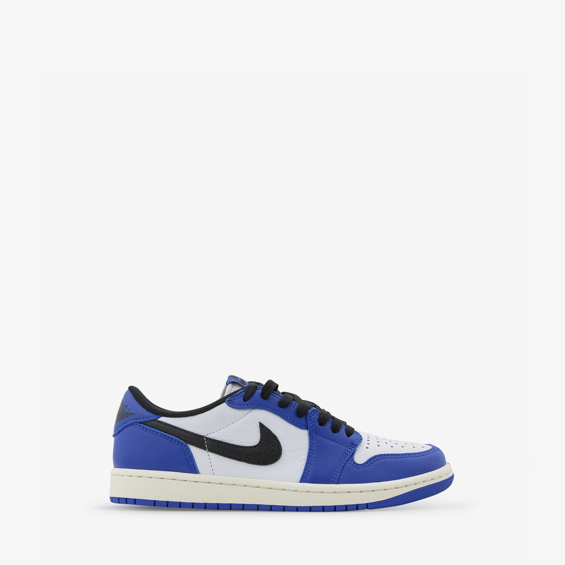 Grade School Air Jordan 1 Retro Low OG White | Black | Game Royal | Sail Footwear