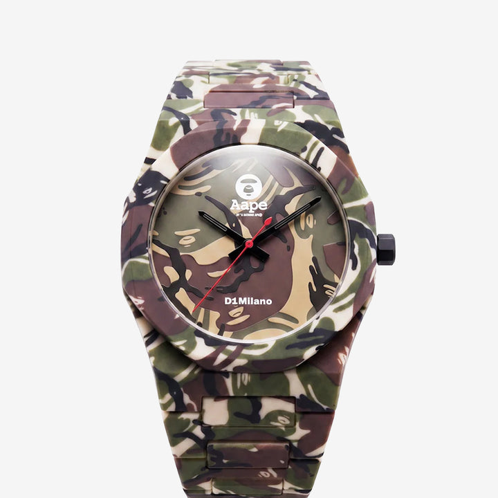 AAPE x Polycarbon 40.5mm Green Camo