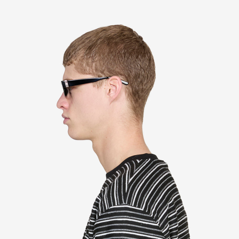 Ball Black | Silver | Blue Lens Eyewear