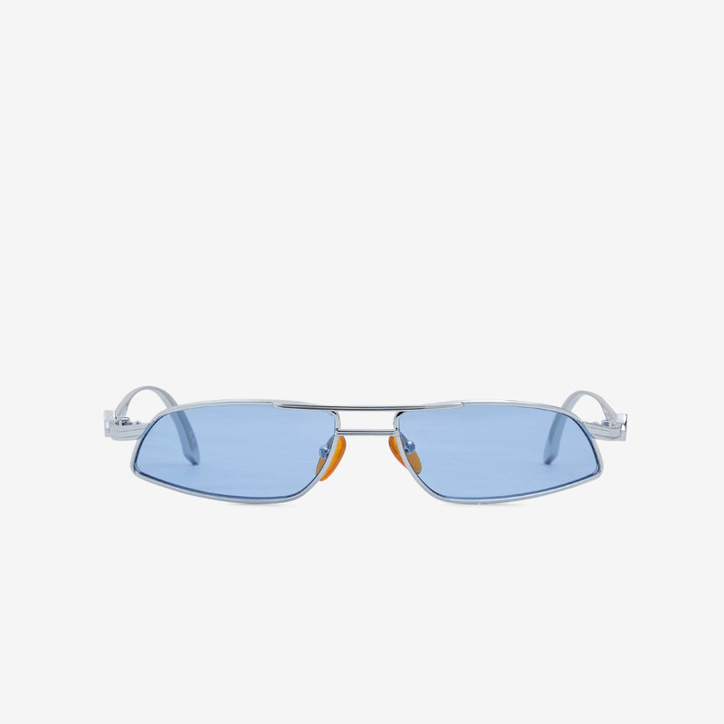 Demo Low Metal Blue Eyewear