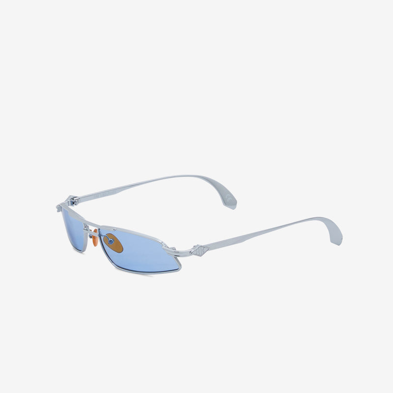 Demo Low Metal Blue Eyewear